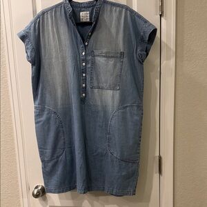 Not Monday Denim Mini Dress